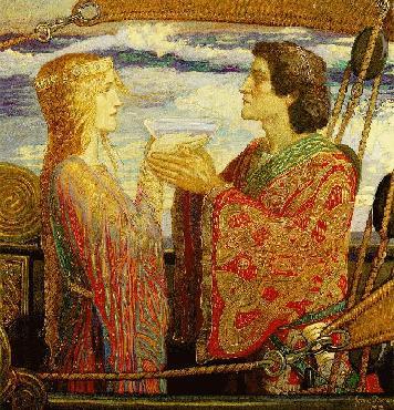 John Duncan,
      Tristram and Isolde (1912)