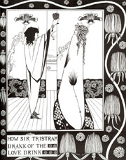 Aubrey Beardsley, How Sir Tristram Drank of the Love Drink
        (1893)