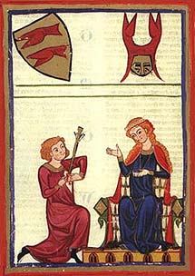 Man pouring out his heart
                  to lady