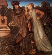 Edward
          Burne-Jones, King Marc and La Belle Iseult (1862)