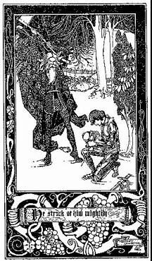 book illustration Galahad