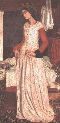 William Morris, Guinevere
                  or La Belle Iseult (1858)
